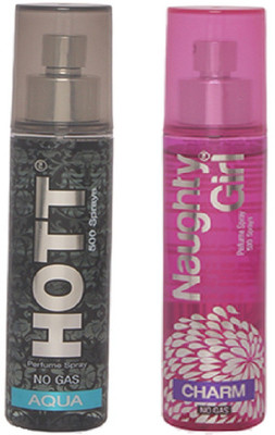 

HOTT Mens AQUA & CHROME- (Set of 2 Perfume for Couple) (60ml each) Perfume - 60 ml(For Men & Women)