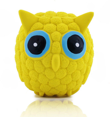 

Pet Needs High Quality Rubber, Latex Cute Squeaky Rubber Owl Shape Toy for Puppy and Cat-Small-for Play,Fetch and Interactive Toys Rubber Squeaky Toy, Ball For Dog