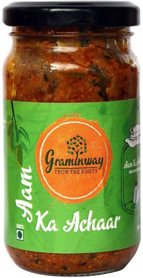 

Graminway Aam Ka Achar Pack of 2 Mango Pickle(400 g, Pack of2)