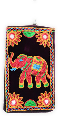 

SUVASANA 4021_kutch_hathipouch_black Mobile Pouch(Multicolor)