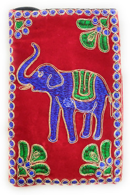 

SUVASANA 4022_velvetpouch_red Mobile Pouch(Multicolor)