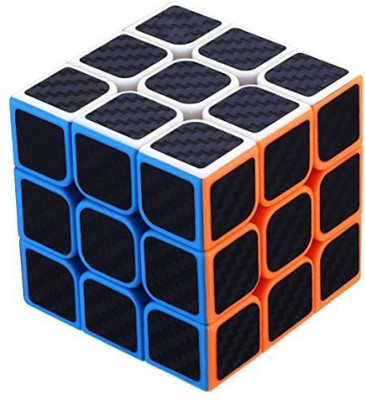 

signomark 3x3x3 High Speed Carbon Fiber Sticker Neon Colors Magic Rubik Cube(1 Pieces)