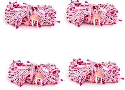 

Heirloom Quality 394 inch Pink Rice Lights(Pack of 4)