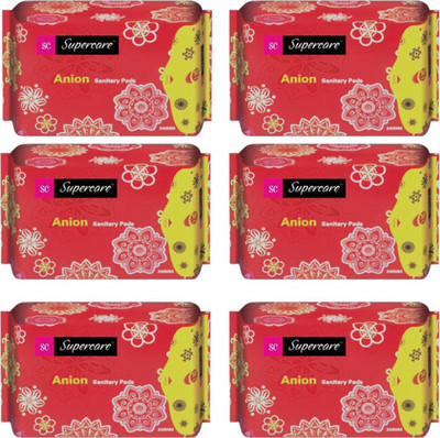 

supercare anion sanitary pads Sanitary Pad(Pack of 5)
