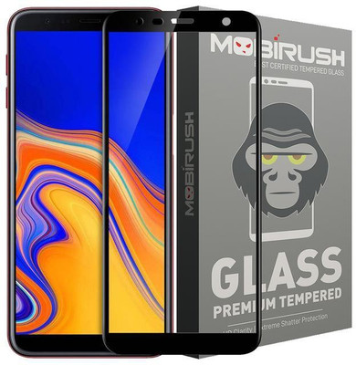 MOBIRUSH Edge To Edge Tempered Glass for Samsung Galaxy J4 Core(Pack of 1)