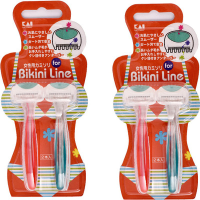 

Kai Bikini Line Razor for Women (Pack of 2)(Pack of 2)