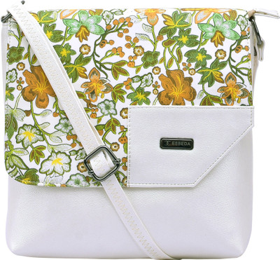 

ESBEDA Women Casual White PU Sling Bag