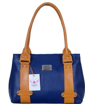 

VISHESH COLLECTIONS Women Casual Blue PU Hand-held Bag