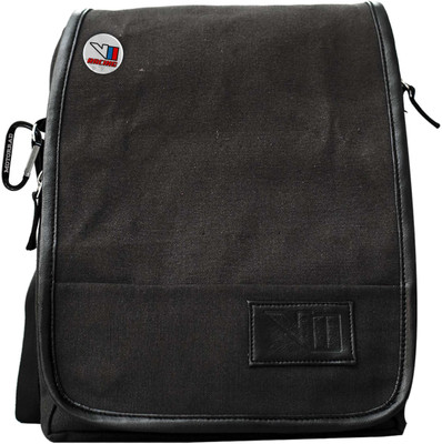 

v11 Men & Women Casual, Evening/Party, Formal, Sports Black Canvas Sling Bag