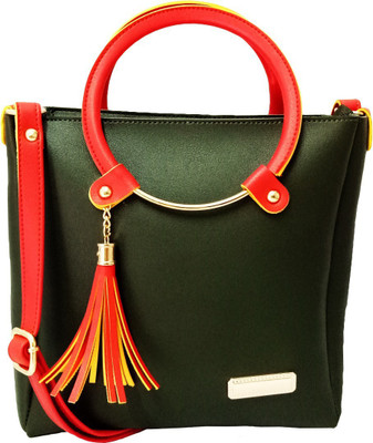 

bandicoot Women Casual, Formal, Sports, Evening/Party Green PU Sling Bag