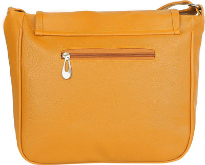 

SAHAL Girls Casual Tan PU Sling Bag