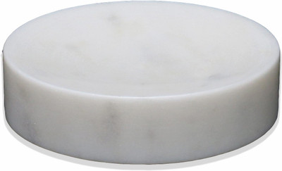 

Organic Home exotice White Marble Round Soap Dish(Multicolor)