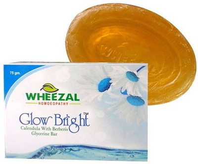 

Wheezal Glow Bright Calendula with Berberis Glycerine Bar Pack of 12(75 g, Pack of 12)