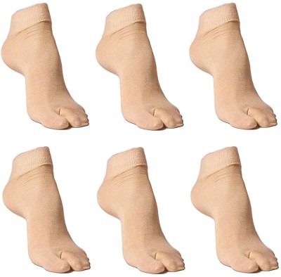 Nevy Women Solid Ankle Length(Pack of 6)