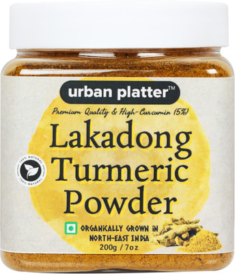 

Urban Platter Lakadong Turmeric Powder [Organically Grown in North-East India, Premium Quality & High-Curcumin (5%)](200 g)