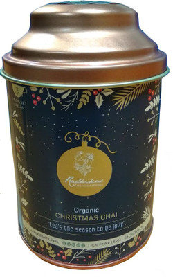 

Radhikas Fine Teas and Whatnots Organic Christmas Chai Unflavoured Masala Tea(100 g, Tin)