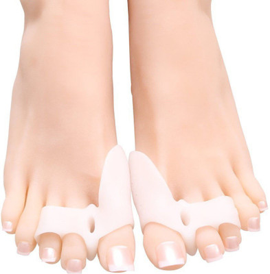 

SBE 2 Pcs Silicone Gel Bunion Corrector Sleeves For Toe Separator, Hammer Toe For Pain Relief Foot Care Tool(Pack Of 2)