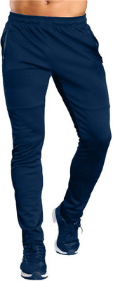 Zesteez Solid Men Dark Blue Track Pants