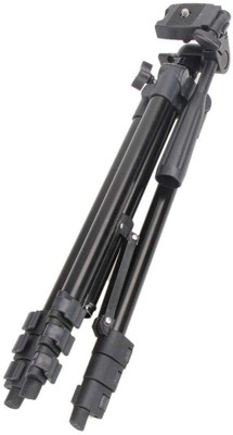 

BIRATTY Tripod 3120 Professional Camera Tripod Adjustable 360 Degree Rotatable Camcorder Aluminum Stand Stabilizer Stand Monopod, Tripod(Black, Supports Up to 1500 g)