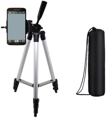 

Blue Birds Portable Adjustab Tripod(Silver, Black, Supports Up to 1500 g)