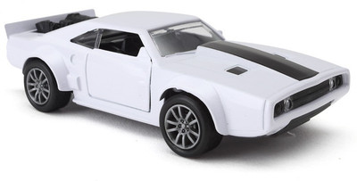 

Jack Royal Model Pull-Along, Open-able Doors Scale 1:32 Toy Car(White)