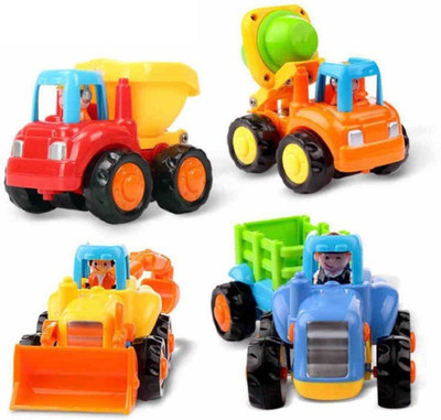 

kajal toys Unbreakable Automobile Car Toy Set ( 4 Toys ) (Multicolor)(Multicolor)