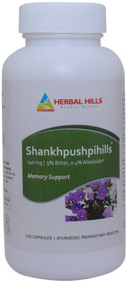 

Herbal Hills Shankhpushpihills Shakhpushpi 120 Capsules(240 mg)
