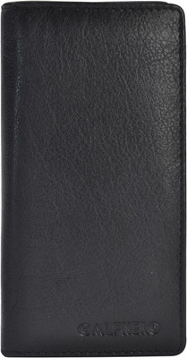 

Calfnero Men Black Genuine Leather Card Holder(24 Card Slots)