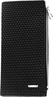 

Elios Women Black Artificial Leather Wrist Wallet(10 Card Slots)