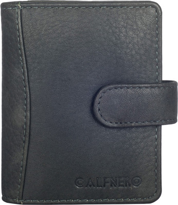 

Calfnero Men Grey Genuine Leather Card Holder(18 Card Slots)