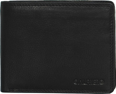 

Calfnero Men Black Genuine Leather Wallet(6 Card Slots)