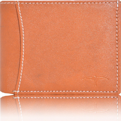 

BULLFINCH Men Tan Genuine Leather Wallet(7 Card Slots)