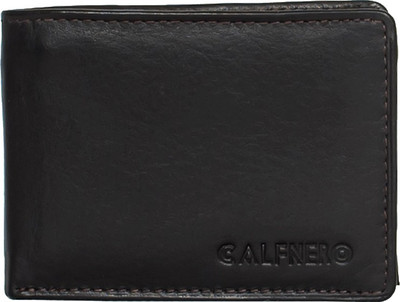 

Calfnero Men Brown Genuine Leather Wallet(6 Card Slots)