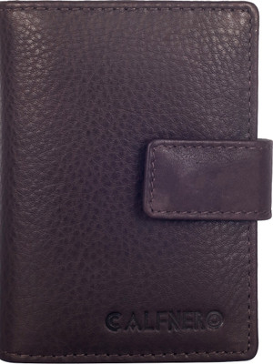 

Calfnero Men Brown Genuine Leather Card Holder(3 Card Slots), 603-brown-card cases