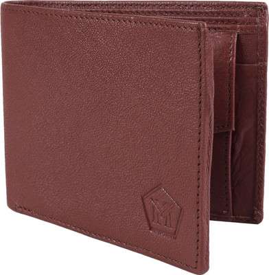 

MMSHOPY Boys Formal Brown Genuine Leather Wallet(4 Card Slots), Light brown