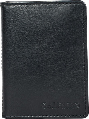

Calfnero Men Black Genuine Leather Card Holder(16 Card Slots)