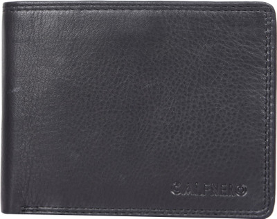 

Calfnero Men Black Genuine Leather Wallet(5 Card Slots)