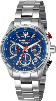 

Swiss Eagle SE-9077B-SS-02 Watch - For Men