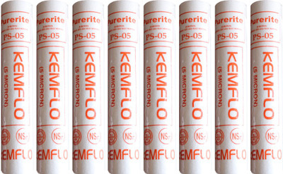 

Kemflo Spun Candle 10" 5 Micron Pre-Filter For RO/UV Pack Of 8 Orange Solid Filter Cartridge(5, Pack of 8)