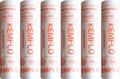 

kemflo Micron Pack OF 6 For All Typr Of Water Purifier Solid Filter Cartridge(5, Pack of 6)