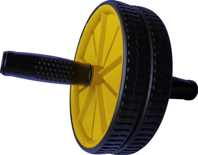 

S.Blaze Unisex Yellow Colour Ab Double Wheel Roller Knee Pad for Gym Fitness & Ab Exerciser(Yellow)
