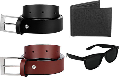 

IMPERIOR Wayfarer, Wallet, Belt Combo(Black, Brown)