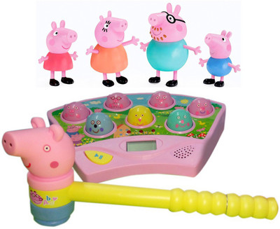 

HALO NATION Peppa Pig Hammer TableToy(Blue)