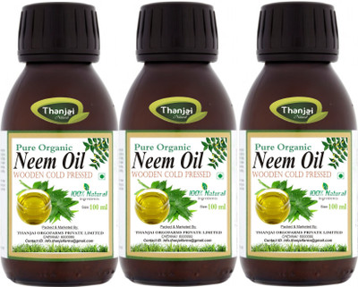 

THANJAI NATURAL 300ml Pure Virgin Cold Pressed Neem Oil 100% Natural Aquatic Plant Fertilizer(300 ml)
