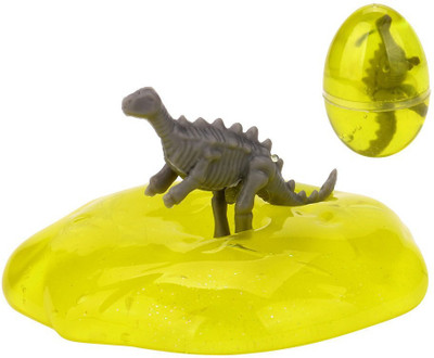 

TALKING GANESHA Soft Scented Jelly Slime Dinosaur Egg With Action Figure Toys For Kids - Multicolor (pack of 1)