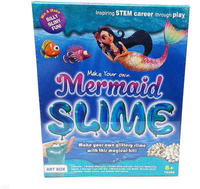 

kidztoyzone Latest Mermaid Slime Making kit for Kids, Learn How to Make Your Favourite Slime in House.