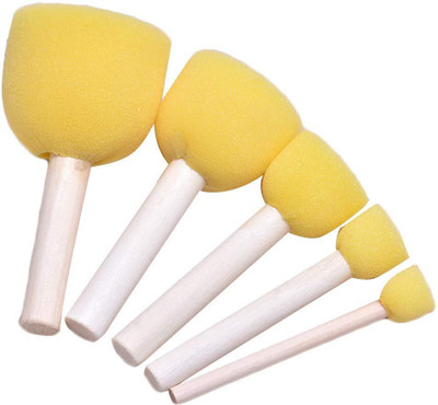 

Zahuu Yellow Sponge Dabber Set Of 5 pc