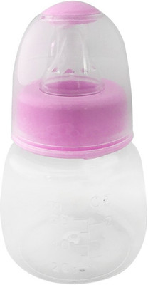 

CREW4 Baby Nipple Milk Bottle - 60 ml(White & Pink)