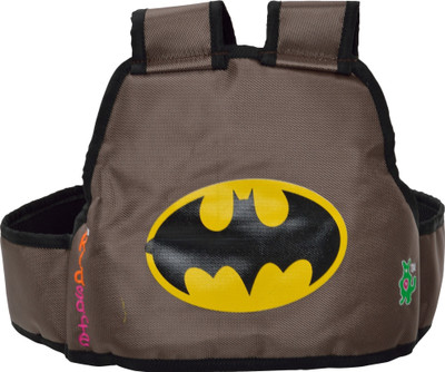 

Kidsafe CuteKid'S Safety Belt / 2 Wheeler / Baby's Carriers/Car safety Travel Belt With Expandable Straps- Cute Brown Batman Baby Carrier(Brown, Black, Front carry facing out), Black;brown