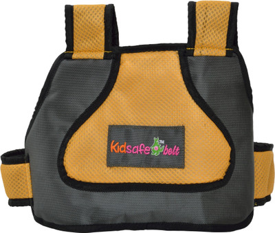 

Kidsafe CuteKid'S Safety Belt / 2 Wheeler / Baby's Carriers/Car safety Travel Belt With Expandable Straps- Elegant Grey Yellow Baby Carrier(Yellow, Grey, Pink, Front carry facing out), Grey;pink;yellow